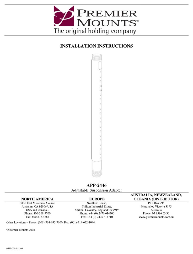 Premier Mounts APP-2446 installation instructions