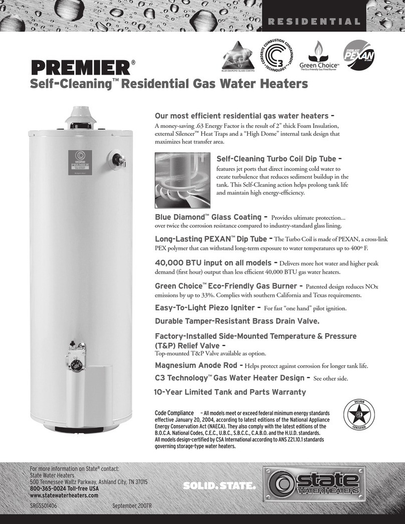 Premier GPX 40 HXRT Specification sheet