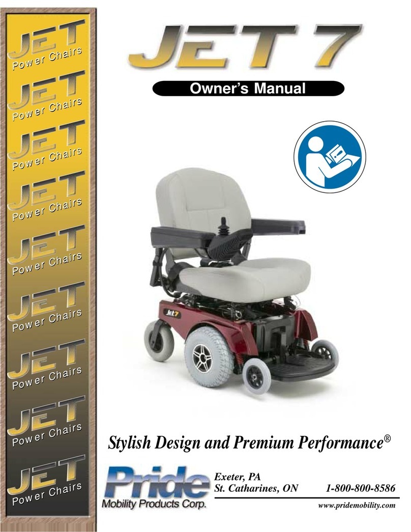 Pride Mobility Jet 7 User manual