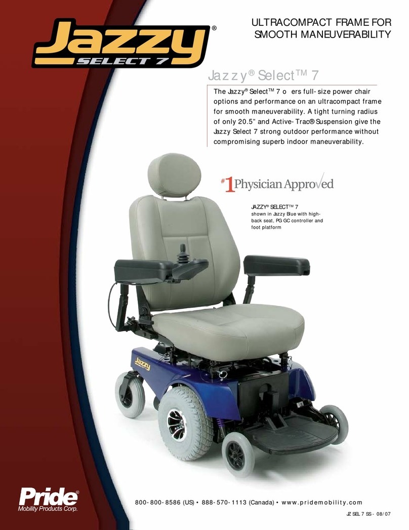 Pride Mobility Jazzy Select 7 Specifications