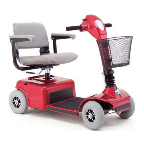 Pride Mobility scooter owner's manual