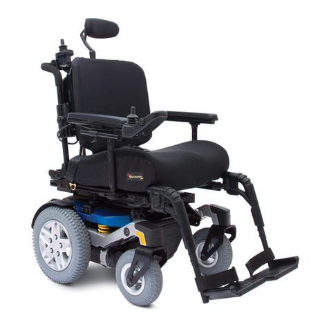 Quantum Rehab REAR-WHEEL DRIVE POWER CHAIRS Quantum R-4000 User manual