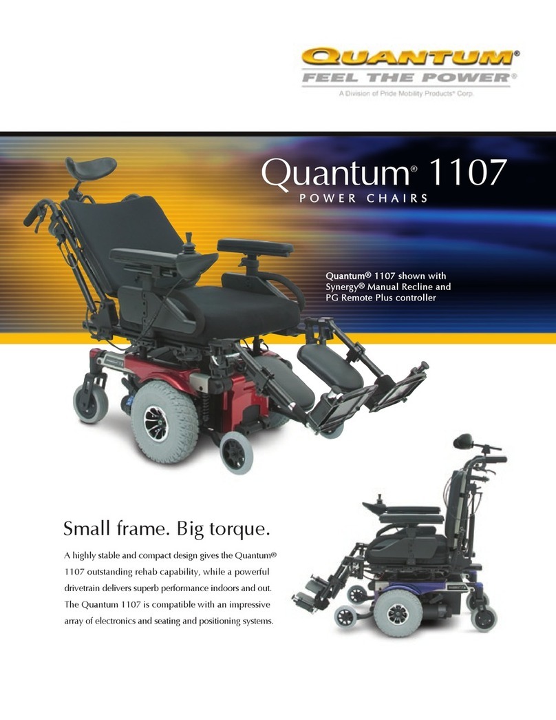 Pride Mobility Quantum Dynamo 1107 User manual Pride Mobility Quantum Dynamo 1107 User manual