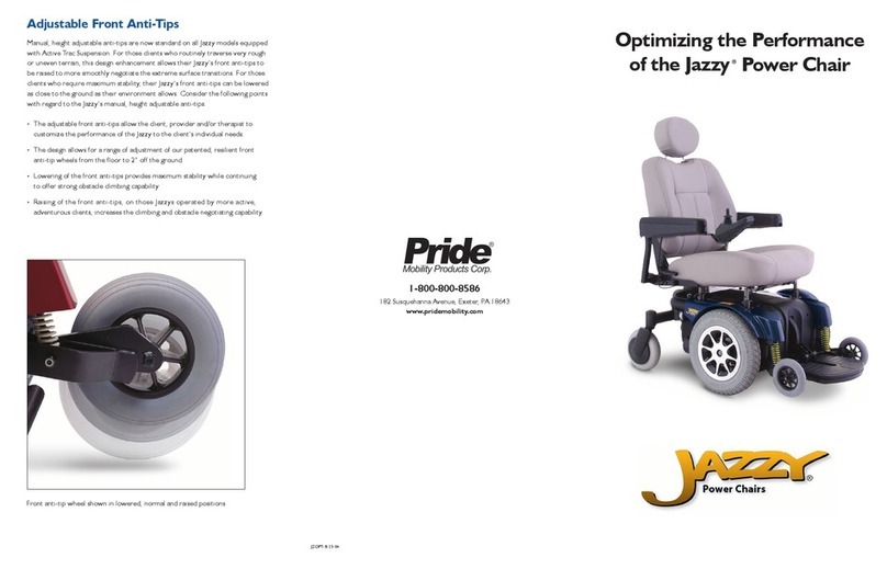 Pride JAZZY User manual