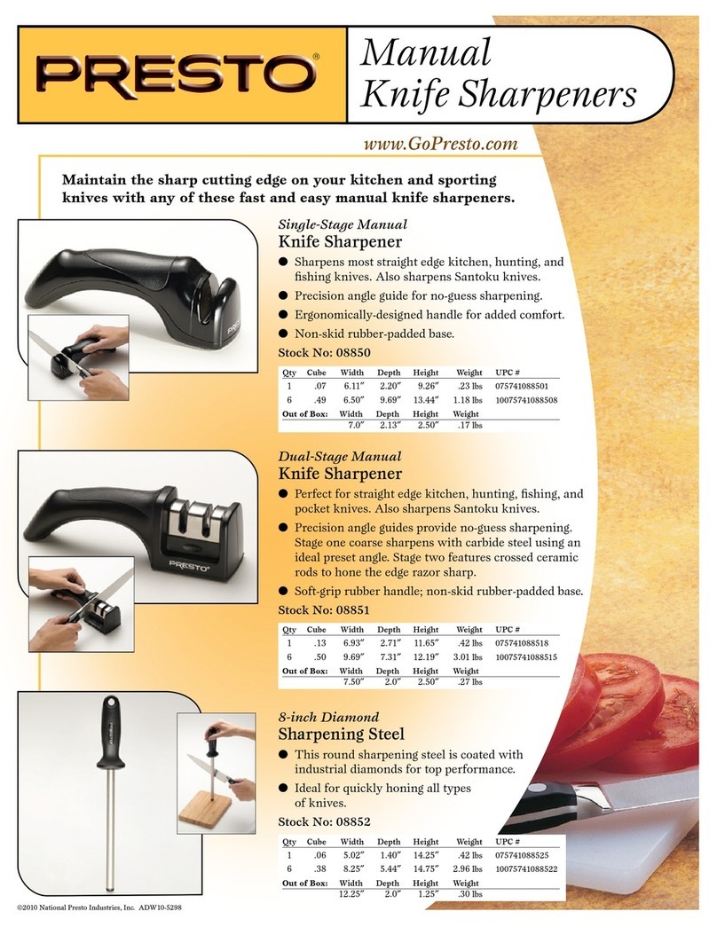 Presto 8850 Specifications