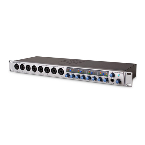 PRESONUS Microphone Preamplifier user manual