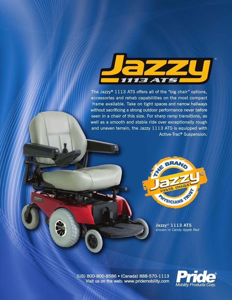 Pride Jazzy 1113ATS User manual