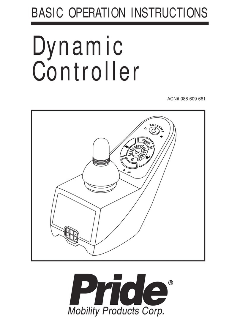 Pride Dynamic Controller INFMANU3676 Operation instructions