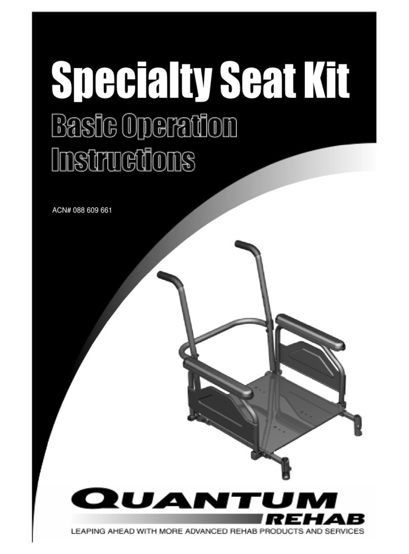 Quantum Rehab ACN# 088 609 661 Operation instructions