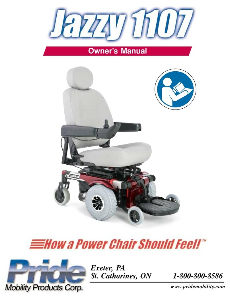 Pride Mobility Quantum Dynamo 1107 owner's manual