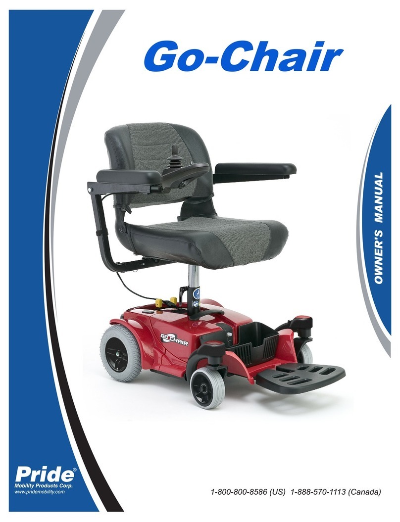 Pride Mobility 1400 User manual Pride Mobility 1400 User manual