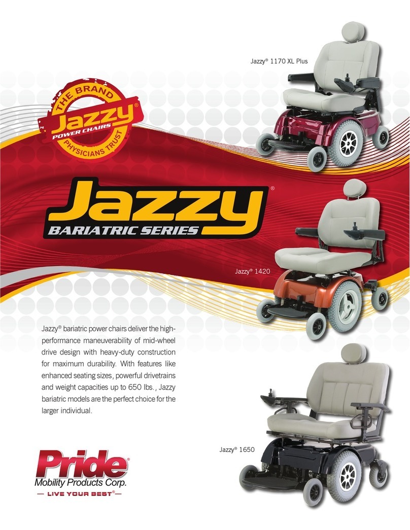 Pride 1170 XL Plus User manual