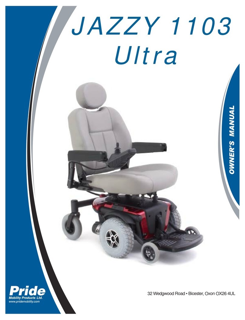 Pride 1103 Ultra User manual