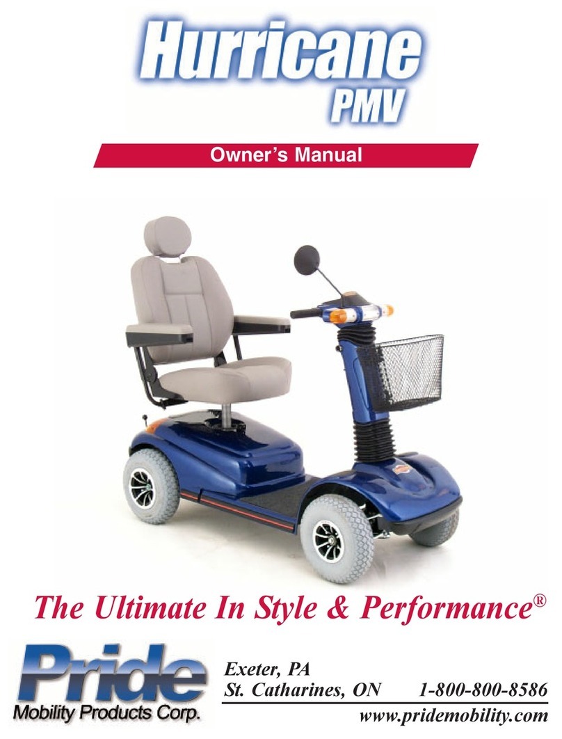 Pride Mobility PMV5000 owner's manual