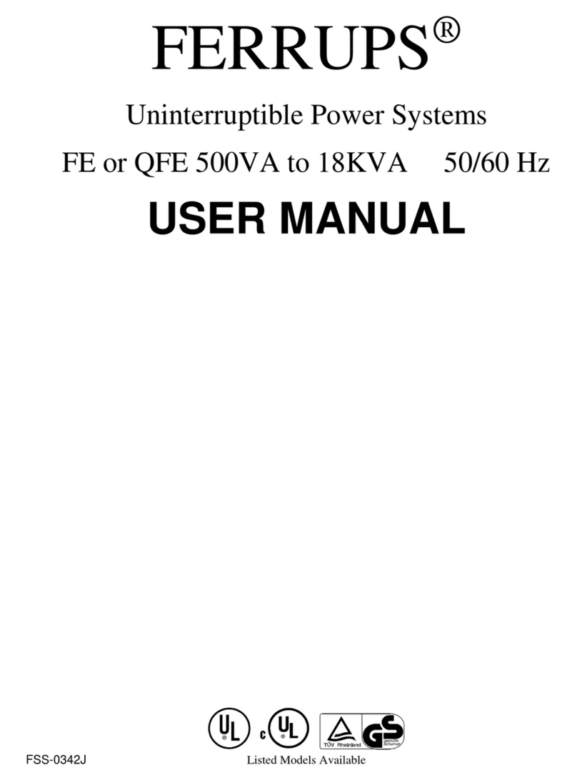 Ferrups FSS-0342J user manual