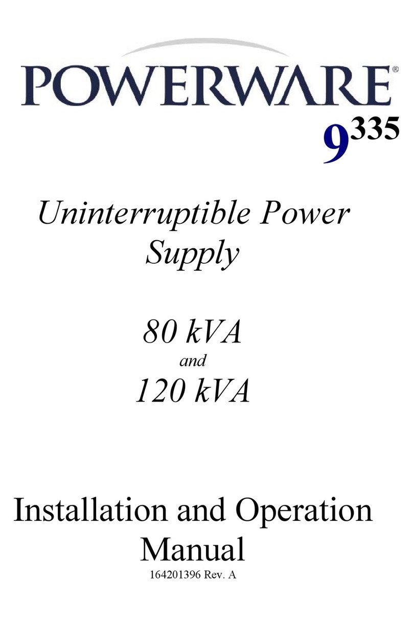 Powerware 9335 User manual
