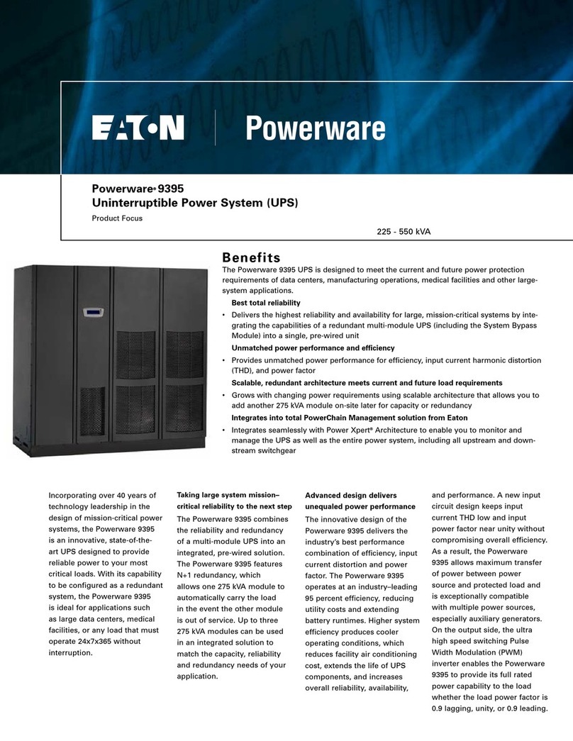 Powerware 9395 Technical specifications
