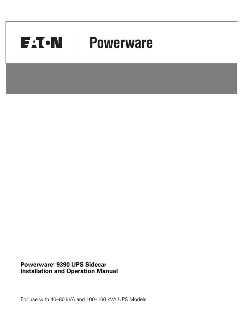 Eaton Powerware 9390 User manual