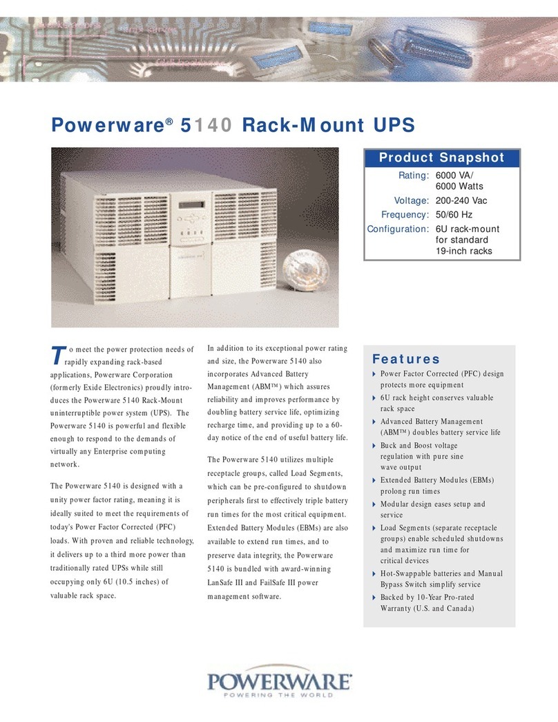 Powerware 5140 Technical specifications