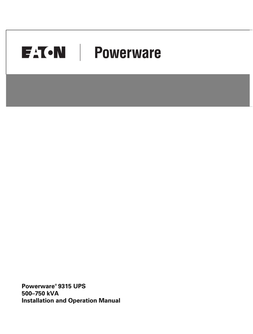 Eaton 9315 User manual