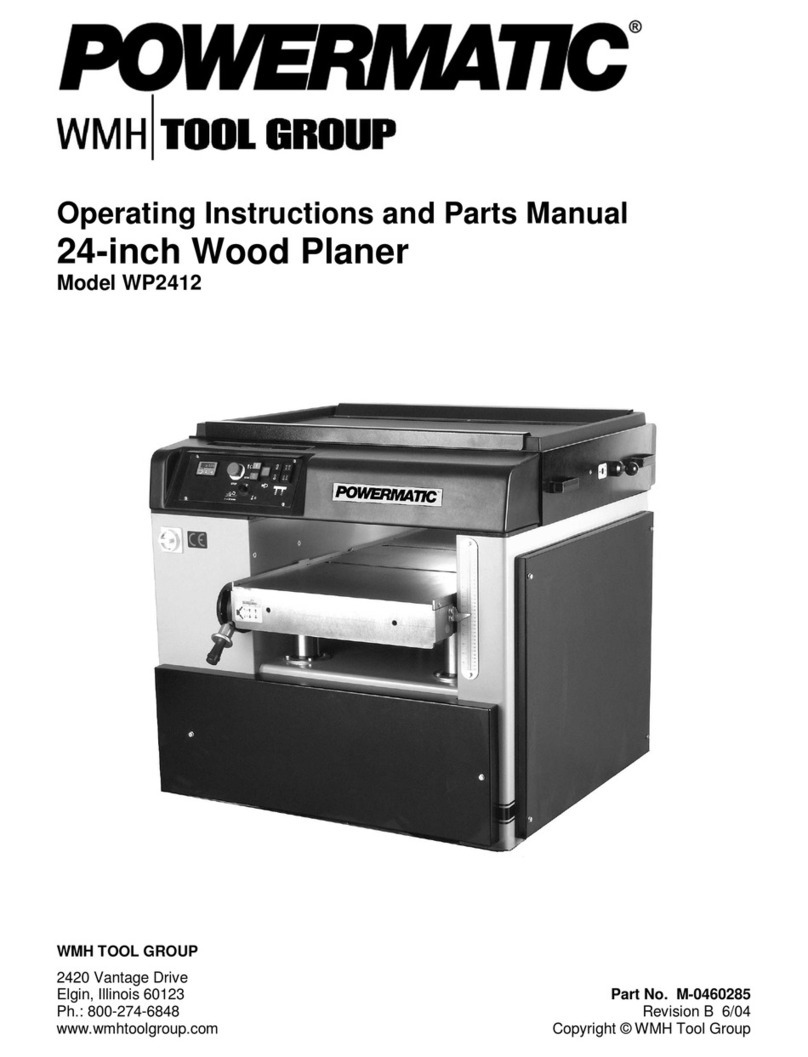 Powermatic WP2412 Service manual