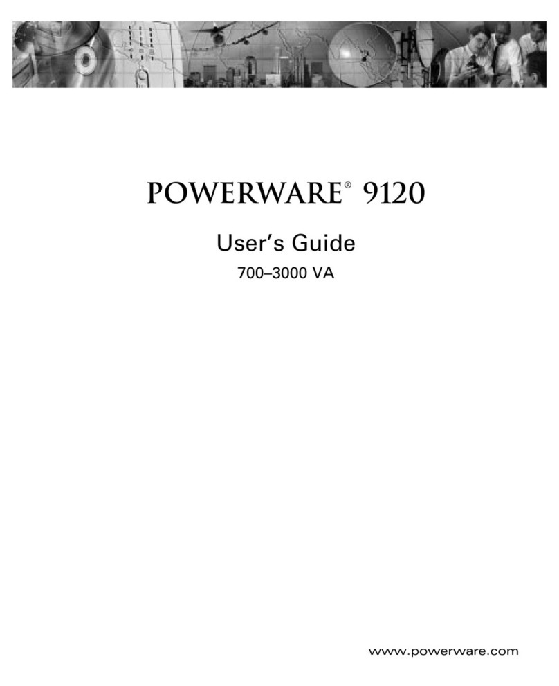 Powerware 700 3000 VA user guide
