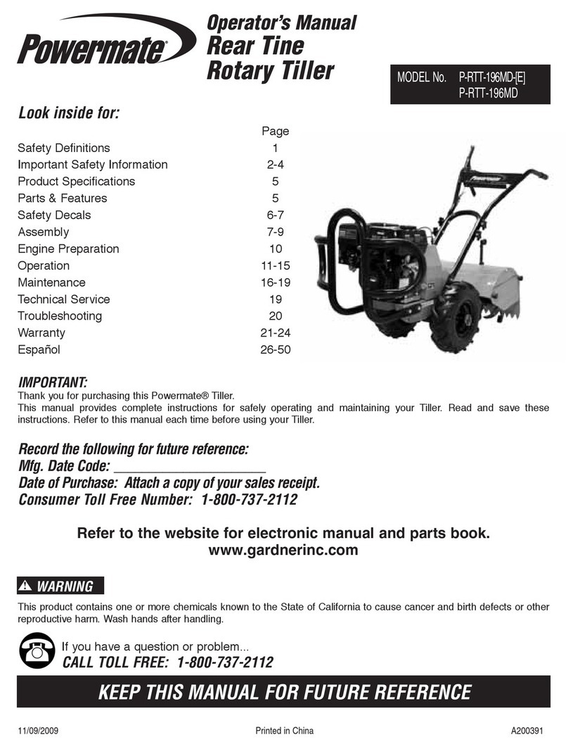 Powermate P-RTT-196MD-[E] Operator's manual