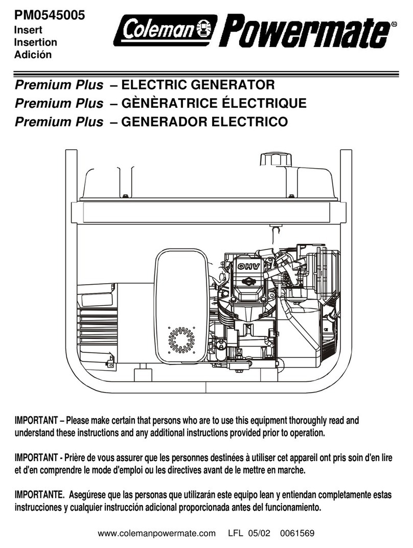 Powermate Premium Plus PM0545005 User manual