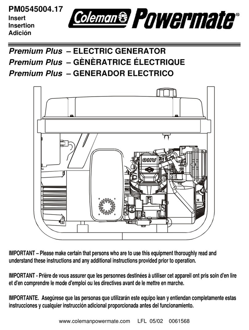 Powermate Premium Plus PM0545004.17 User manual