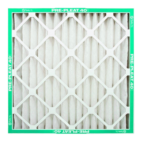 Flanders MERV 8 Expanded Surface Pleated Filter Pre Pleat... User manual Flanders MERV 8 Expanded Surface Pleated Filter Pre Pleat... User manual