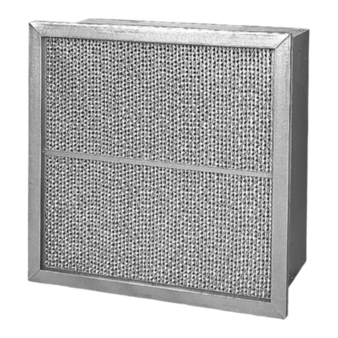 Flanders Gas Turbine Rigid Filters Cell GT Specifications