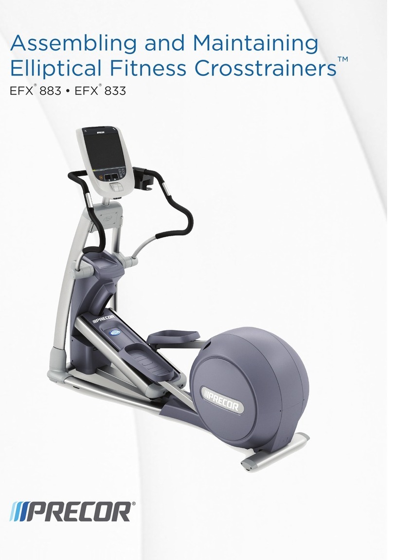 Precor EFX 883 Assembly Instructions