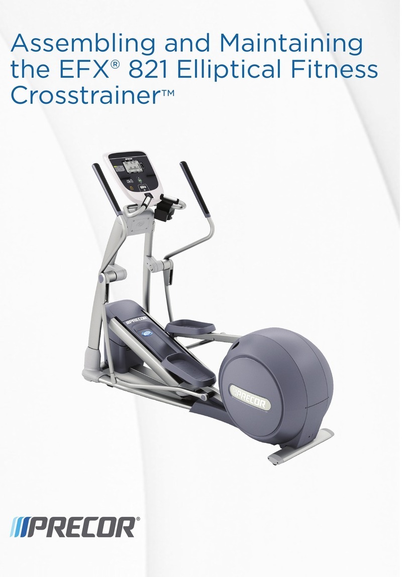 Precor EFX EFX 821 Assembly Instructions