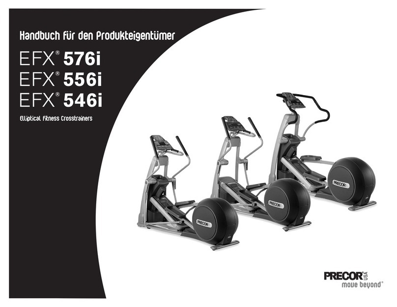 Precor HANDBOEK EFX 546i User manual