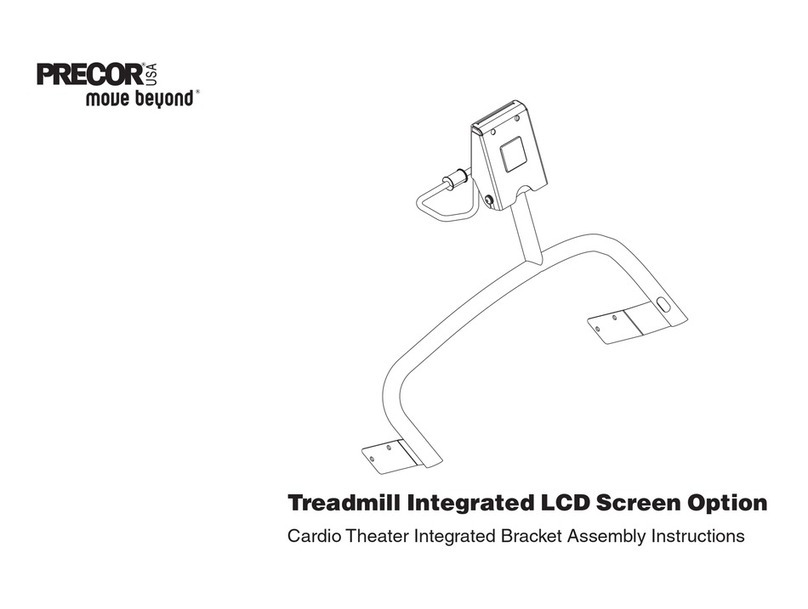 Precor Cycles Integrated LCD Screen Option none User manual Precor Cycles Integrated LCD Screen Option none User manual