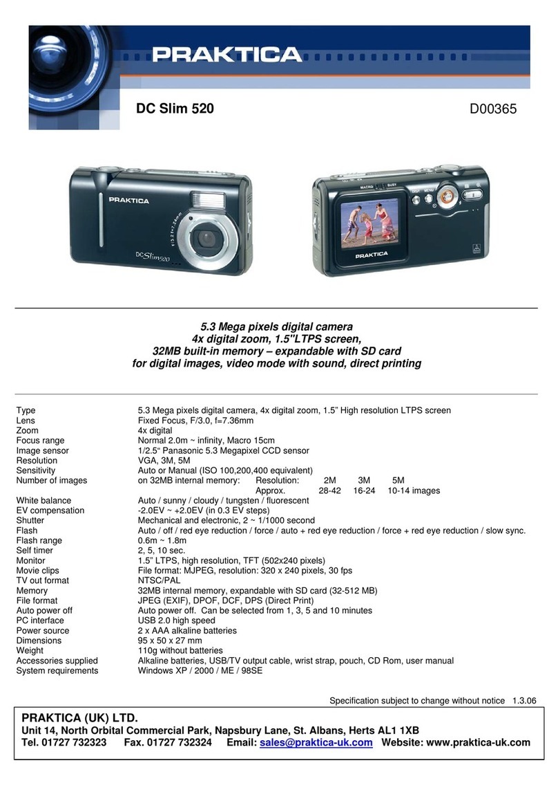 Praktica DC Slim 520 User manual