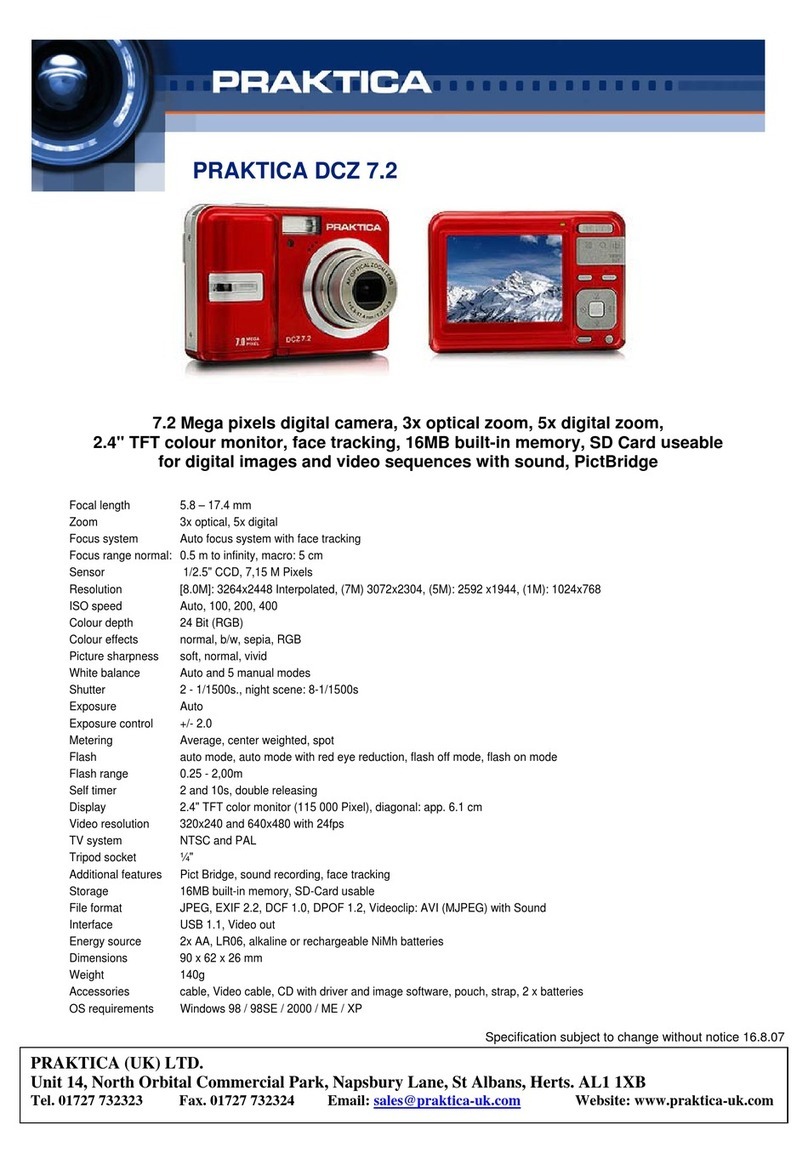 Praktica DCZ 7.2 User manual