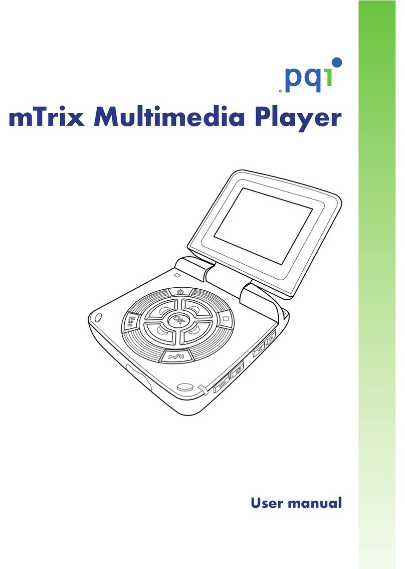 PQI Multimedia Player User manual