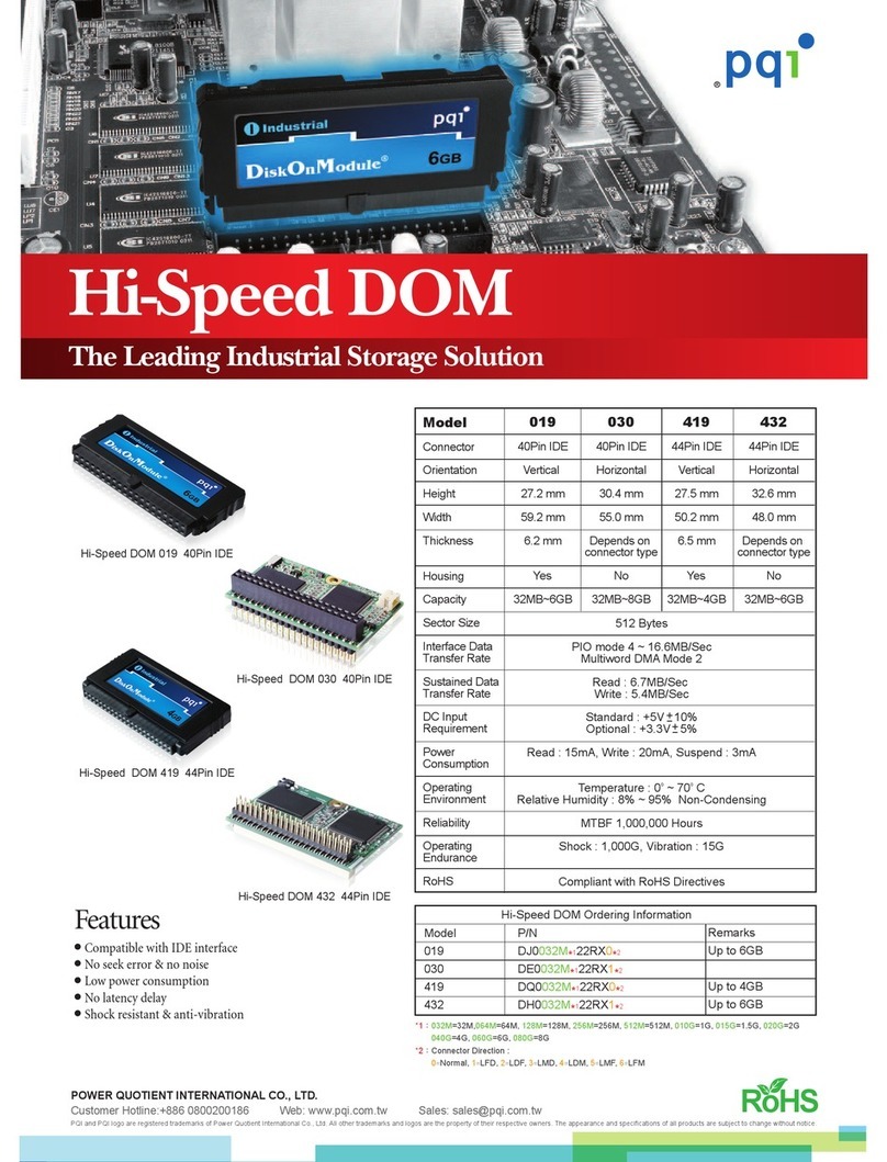 PQI Network Device 019 Specifications PQI Network Device 019 Specifications
