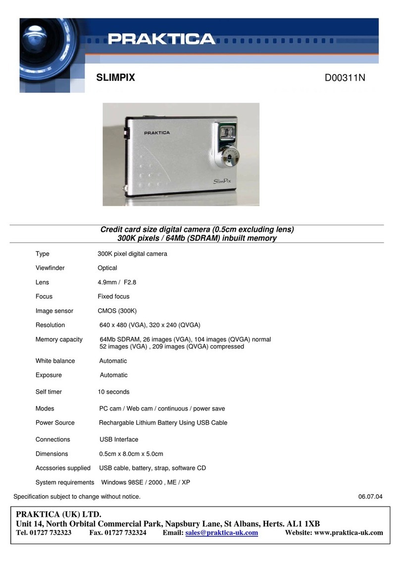 Praktica SlimPix D00311N User manual