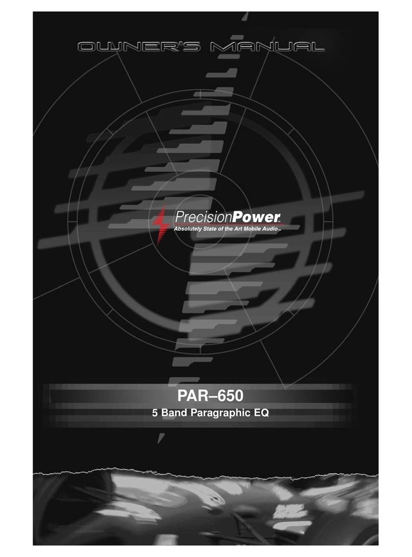 Precision Power PAR-650 User manual Precision Power PAR-650 User manual