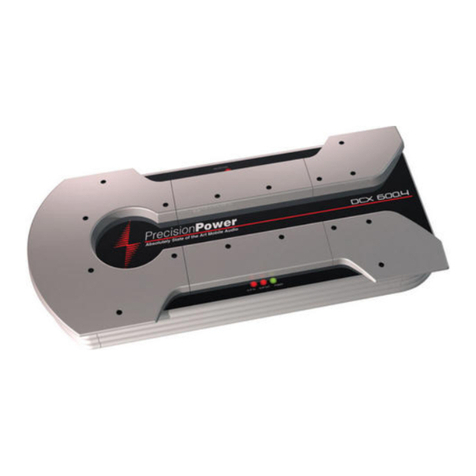 Precision Power DCX 600.4 User manual