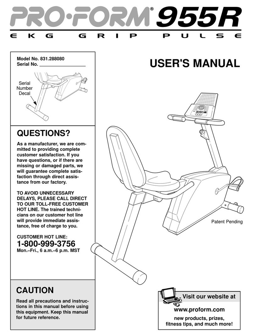 Pro-Form 831.288080 User manual