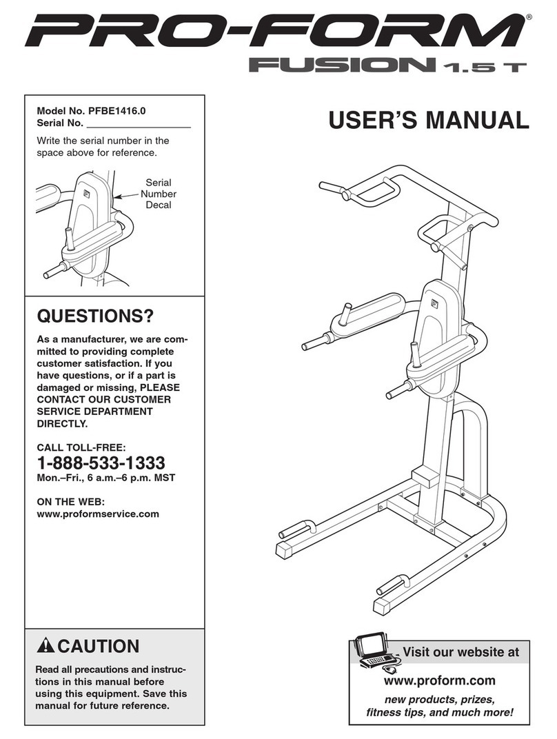 Pro-Form PFBE1416.0 User manual