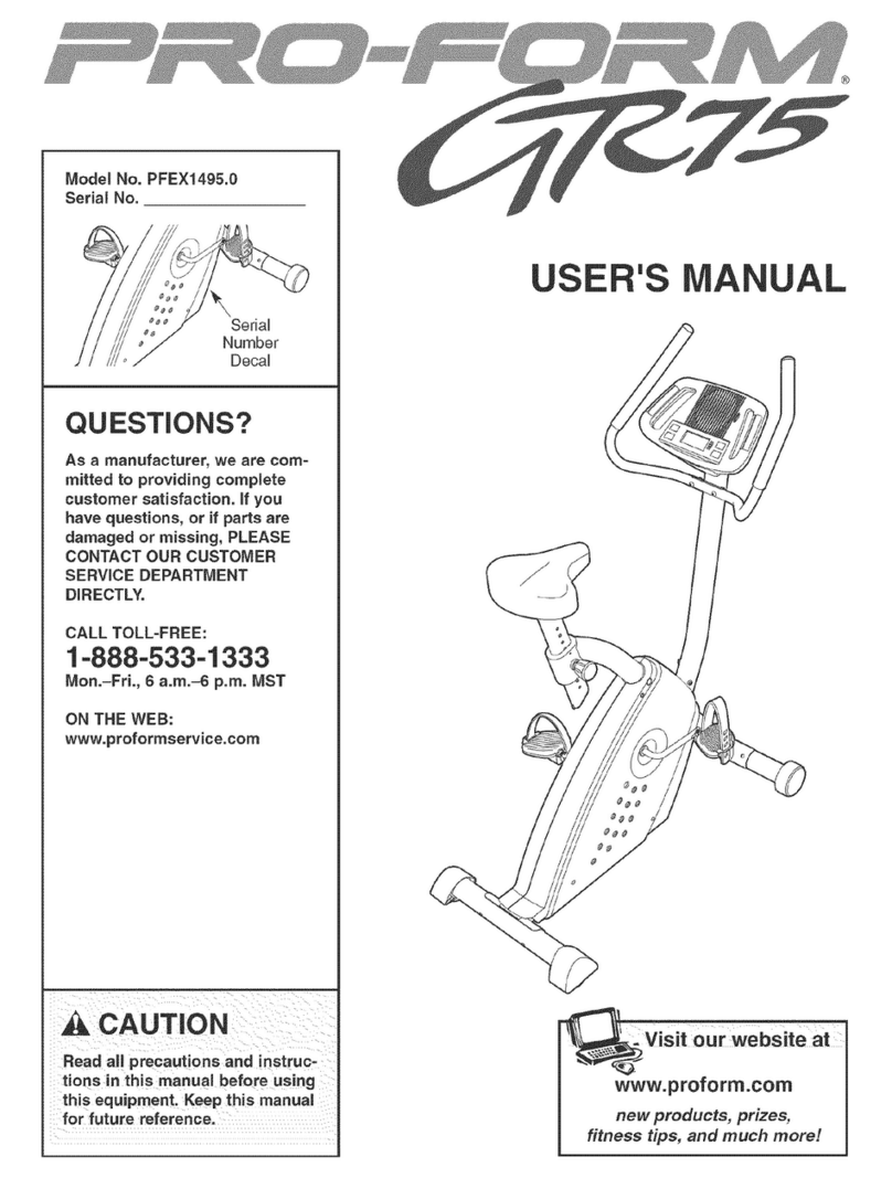 Pro-Form PFEXF495.0 User manual