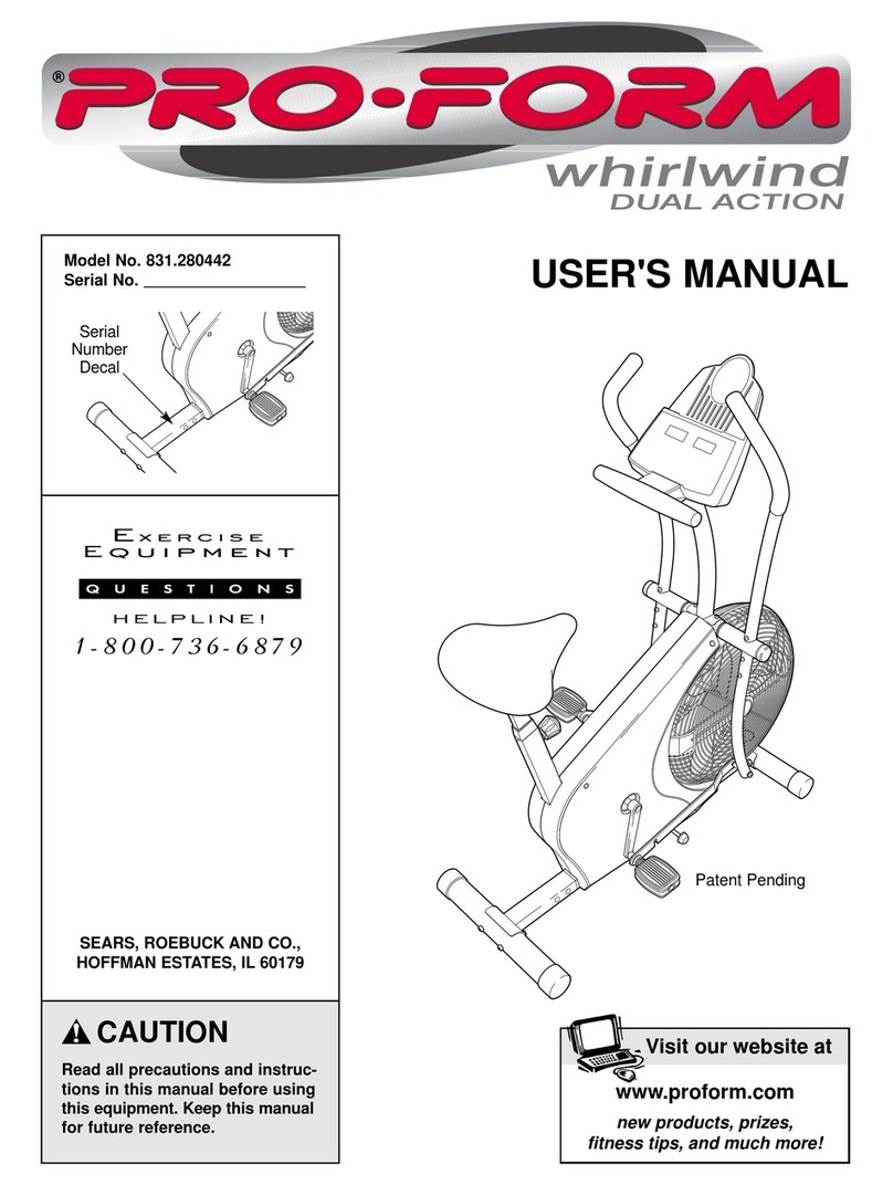 Pro-Form PFEVEL2786.0 User manual