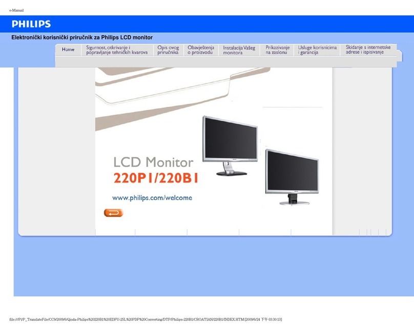 Philips 220BI User manual