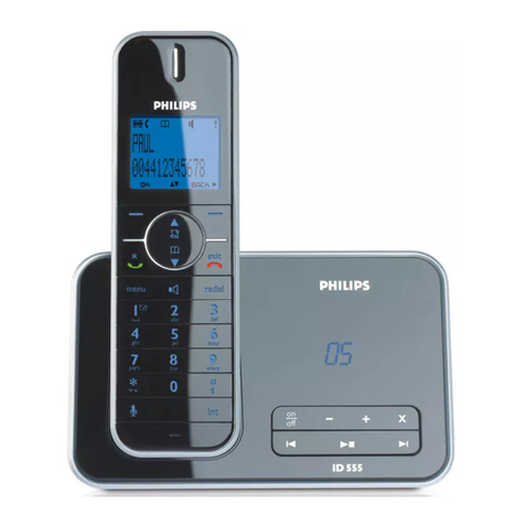 Philips ID555 user manual