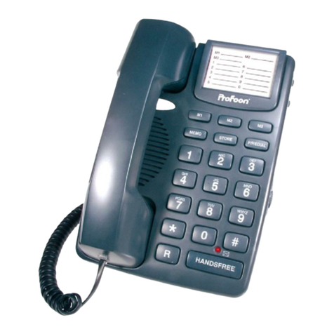 Profoon TX-555 User manual
