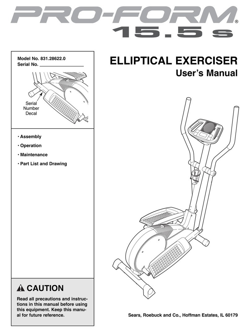 Pro-Form 831.28622.0 user manual